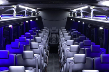 Eden Prairie Charter Bus Interior
