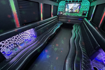 Eden Prairie Limo Bus Interior