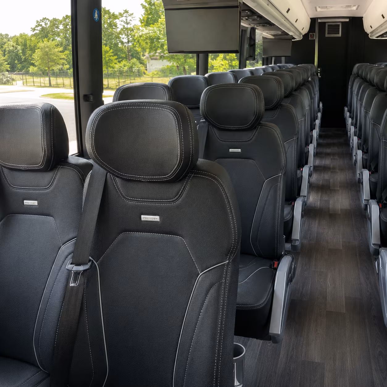 eden prairie charter bus interior