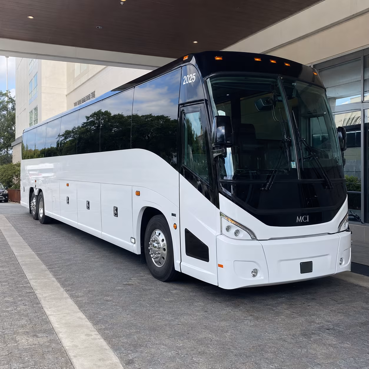 eden prairie charter bus rental exterior