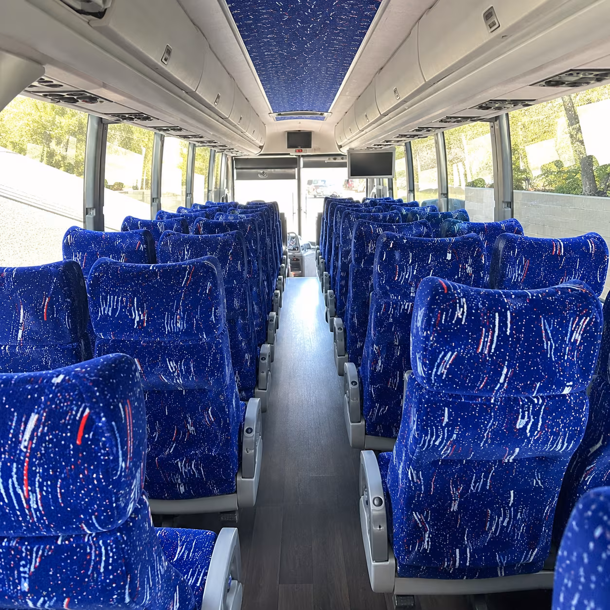 eden prairie charter bus rental inside